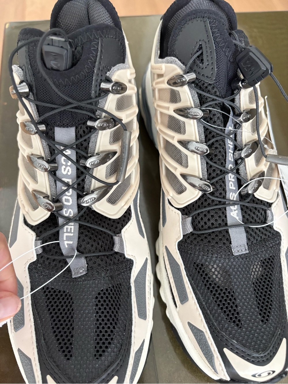 Salomon Acs Pro Shell Sneakers Rainy Day / Black / Castlerock - Picture 5 of 11